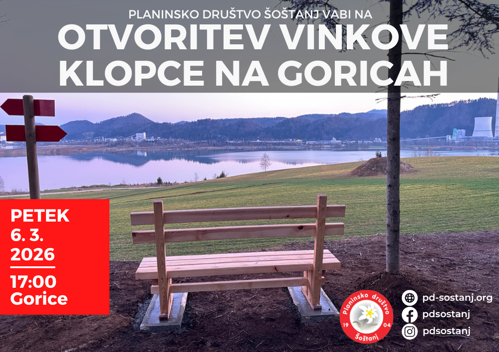 Otvoritev Vinkove klopce na Goricah